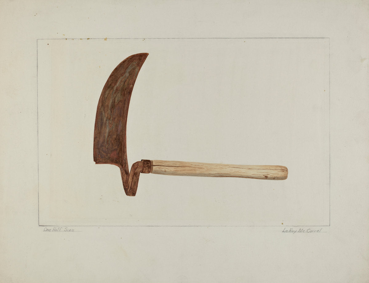 Spoke Cutter by LeRoy McCarrel (American, active c. 1935), 16X12"(A3)Poster Print
