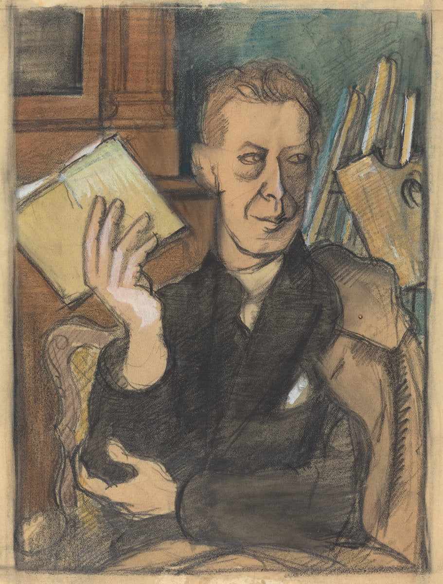 Jean Louis Gampert by Roger de La Fresnaye (French, 1885 - 1925), 16X12"(A3)Poster Print