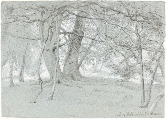 Trees at Box Hill by Sir William Blake Richmond (British, 1842 - 1921), 16X12"(A3)Poster Print