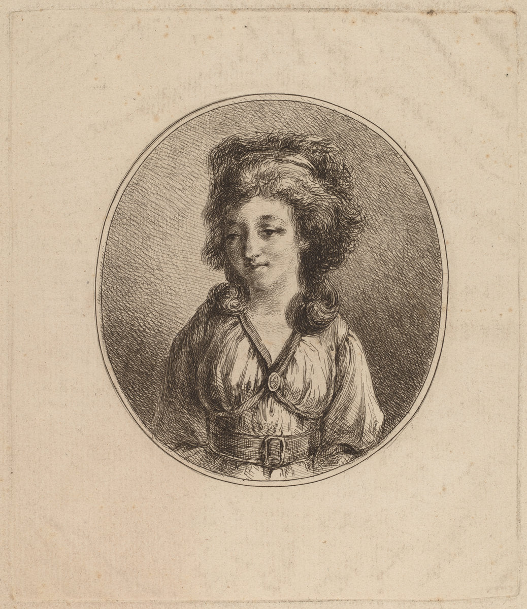 Anne-Dorothée, Duchesse de Courlande by Vivant Denon (French, 1747 - 1825), 16X12"(A3)Poster Print