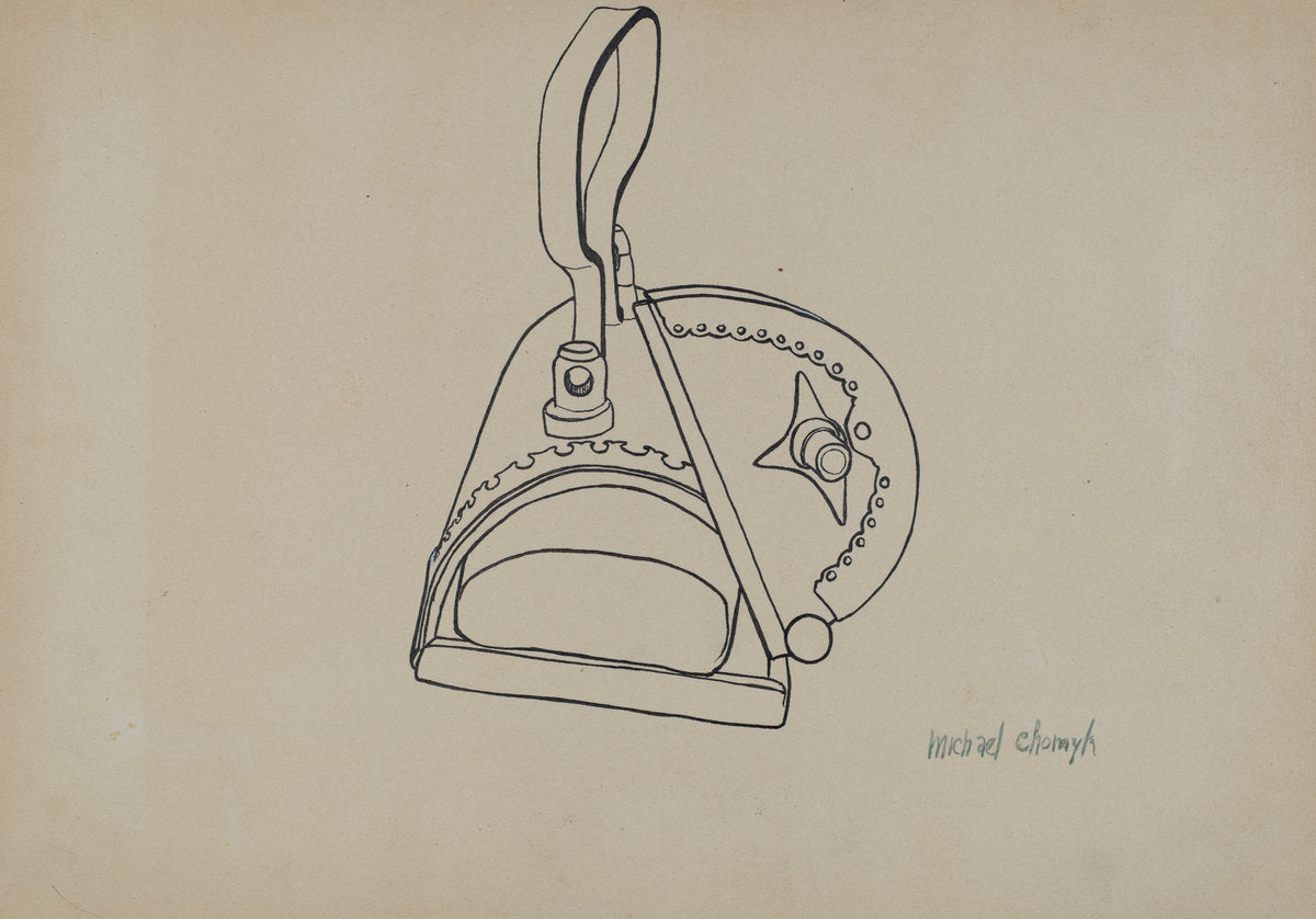 Hand Iron by Michael Chomyk (American, active c. 1935), 16X12"(A3)Poster Print