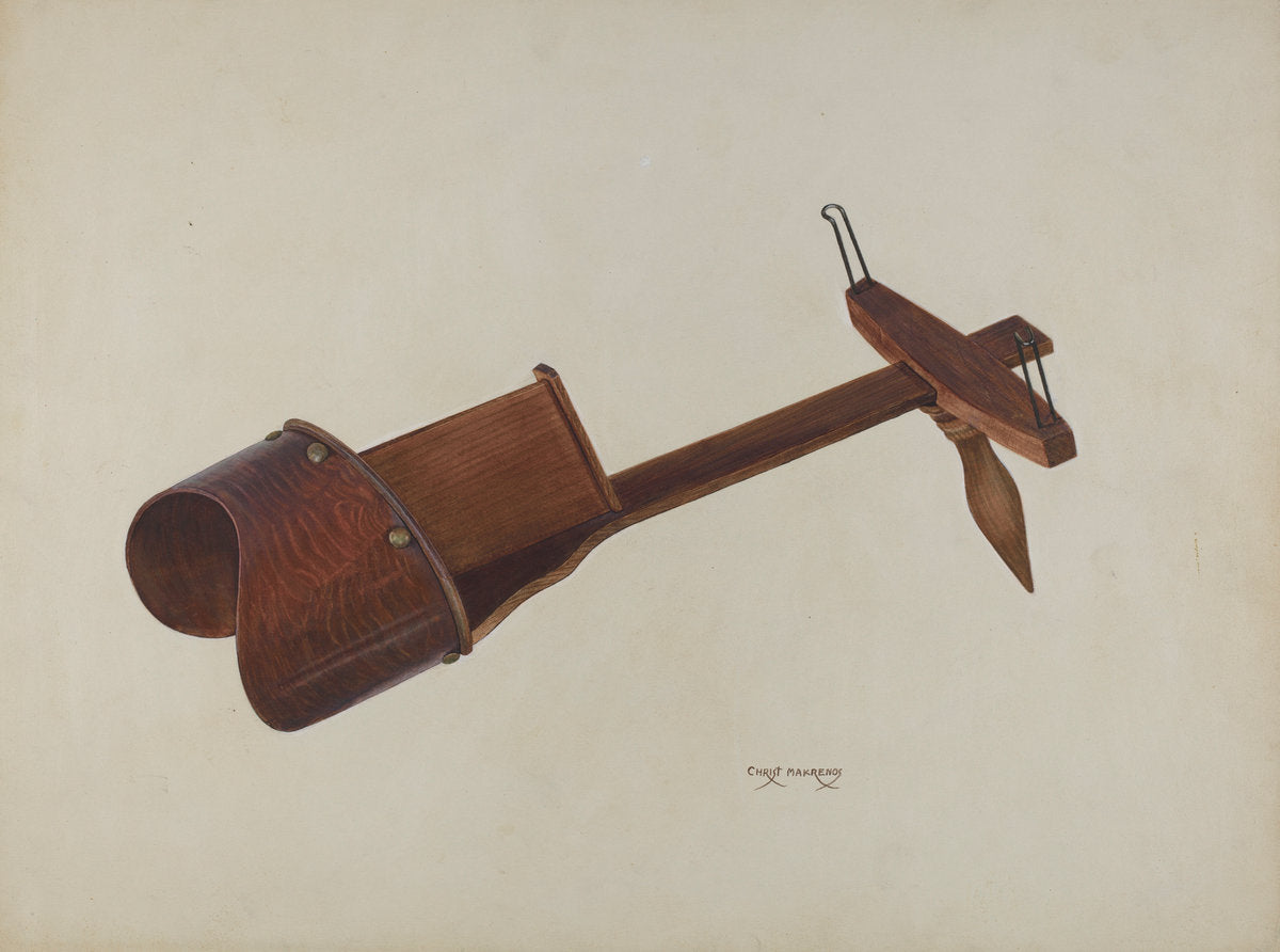 Parlor Stereoscope by Chris Makrenos (American, active c. 1935), 16X12"(A3)Poster Print
