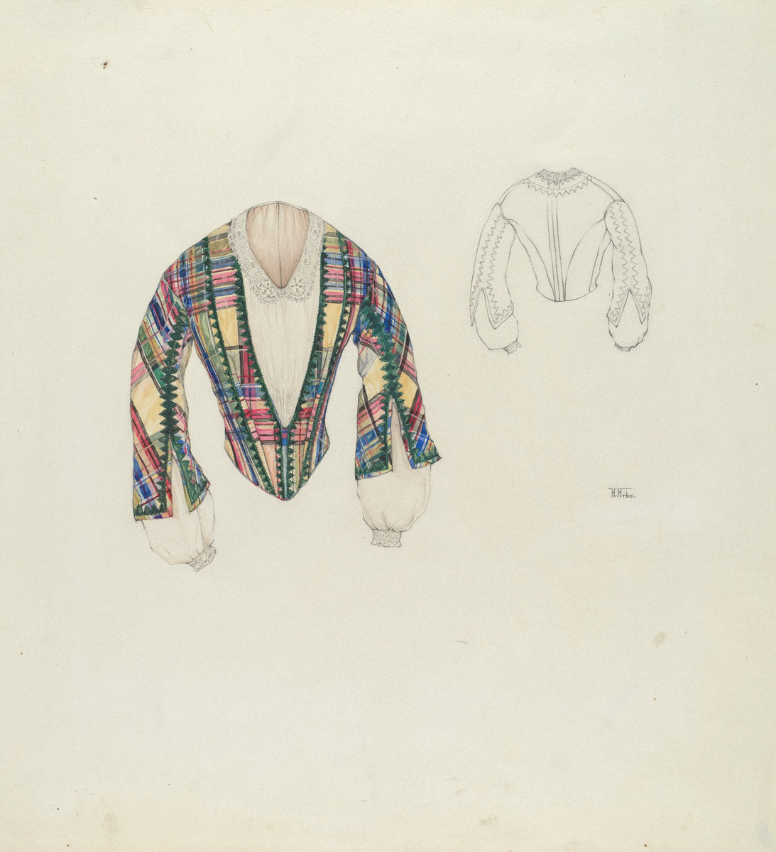 Jacket by Arelia Arbo (American, active c. 1935), 16X12"(A3)Poster Print