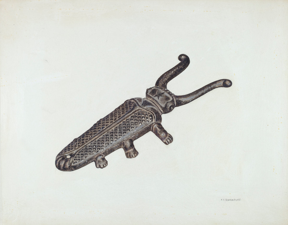 Bootjack by F.C. Davenport (American, active c. 1935), 16X12"(A3)Poster Print