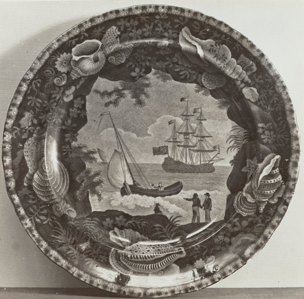 The Campus Plate by Helmut Hiatt (American, active c. 1935), 16X12"(A3)Poster Print