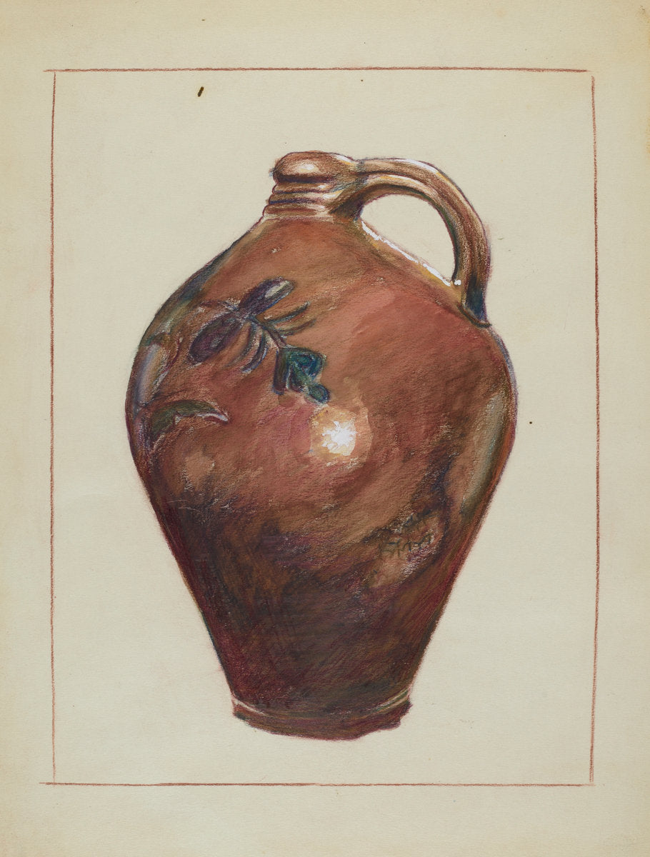 Jug by Salvatore Borrazzo (American, active c. 1935), 16X12"(A3)Poster Print