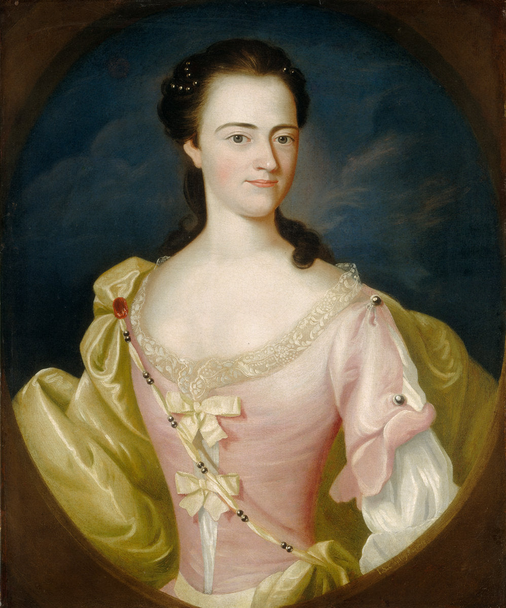 Jane Browne by John Singleton Copley (American, 1738 - 1815), 16X12"(A3)Poster Print
