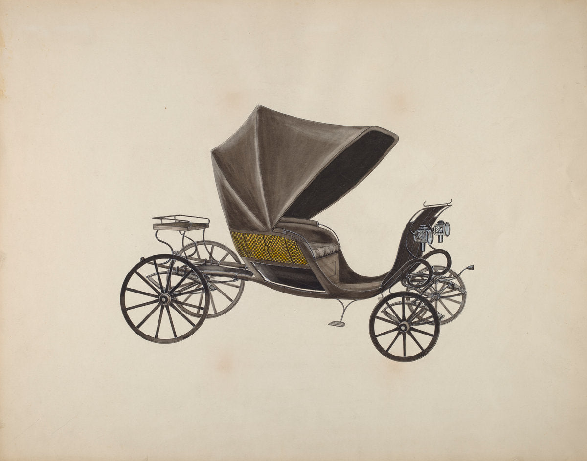Phaeton by Fred Weiss (American, active c. 1935), 16X12"(A3)Poster Print