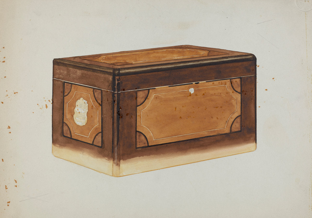 c. 1940 by American 20th Century (Chest), 16X12"(A3)Poster Print