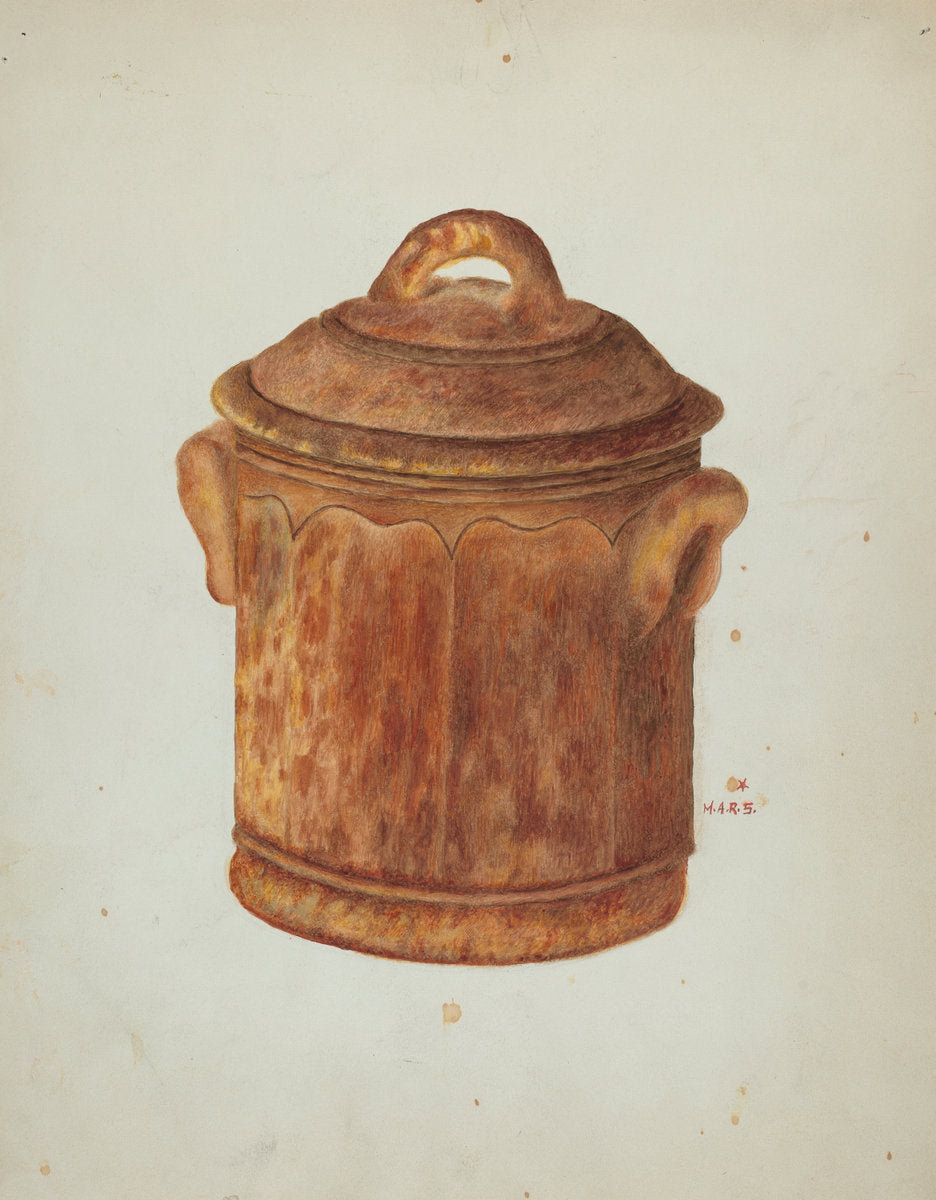 Jar by Margaret Stottlemeyer (American, active c. 1935), 16X12"(A3)Poster Print