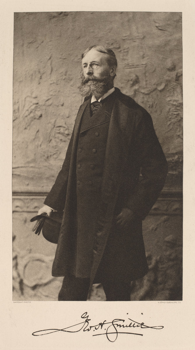 George Henry Smillie (1840-1921) by Napoleon Sarony (Canadian, 1821 - 1896), 16X12"(A3)Poster Print