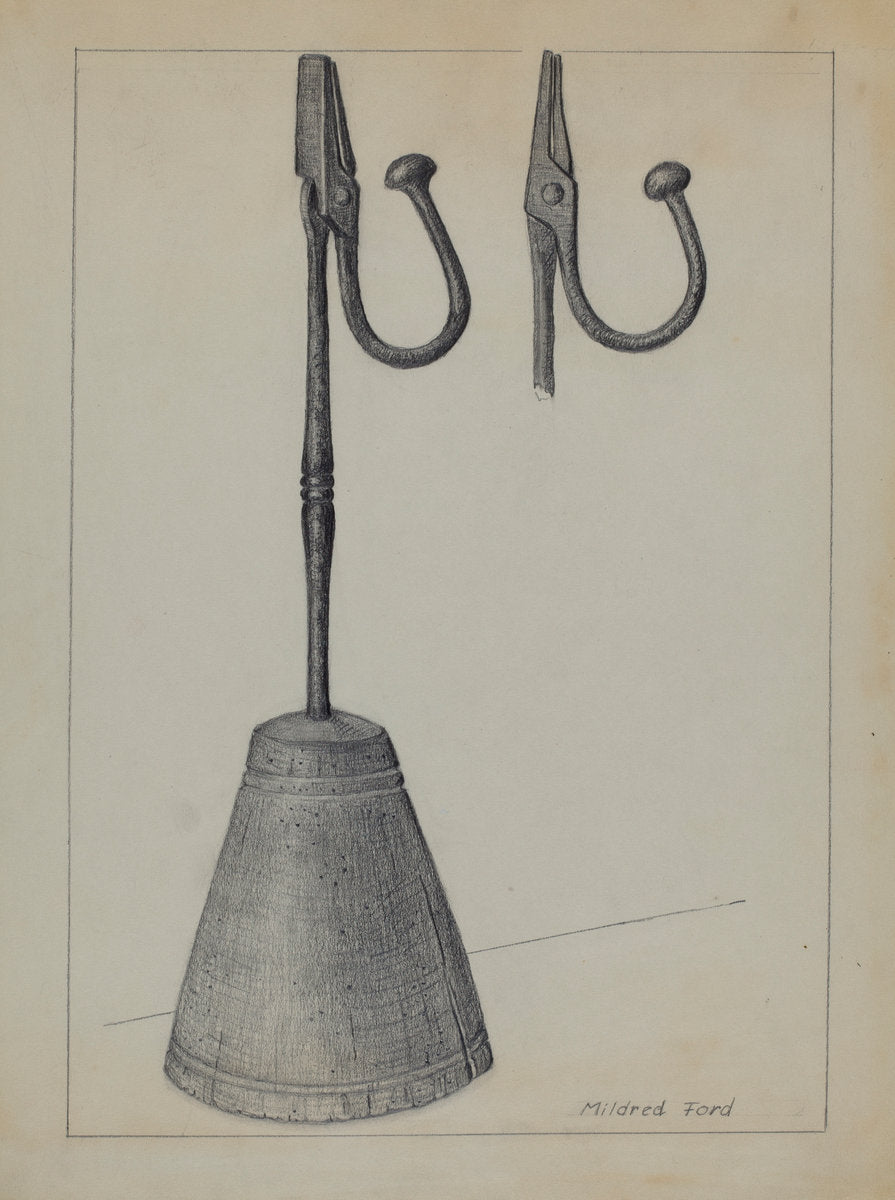 Rush Light Stand by Mildred Ford (American, active c. 1935), 16X12"(A3)Poster Print