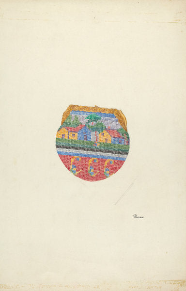 Beaded Purse by Josephine C. Romano (American, 1915 - 2009), 16X12"(A3)Poster Print