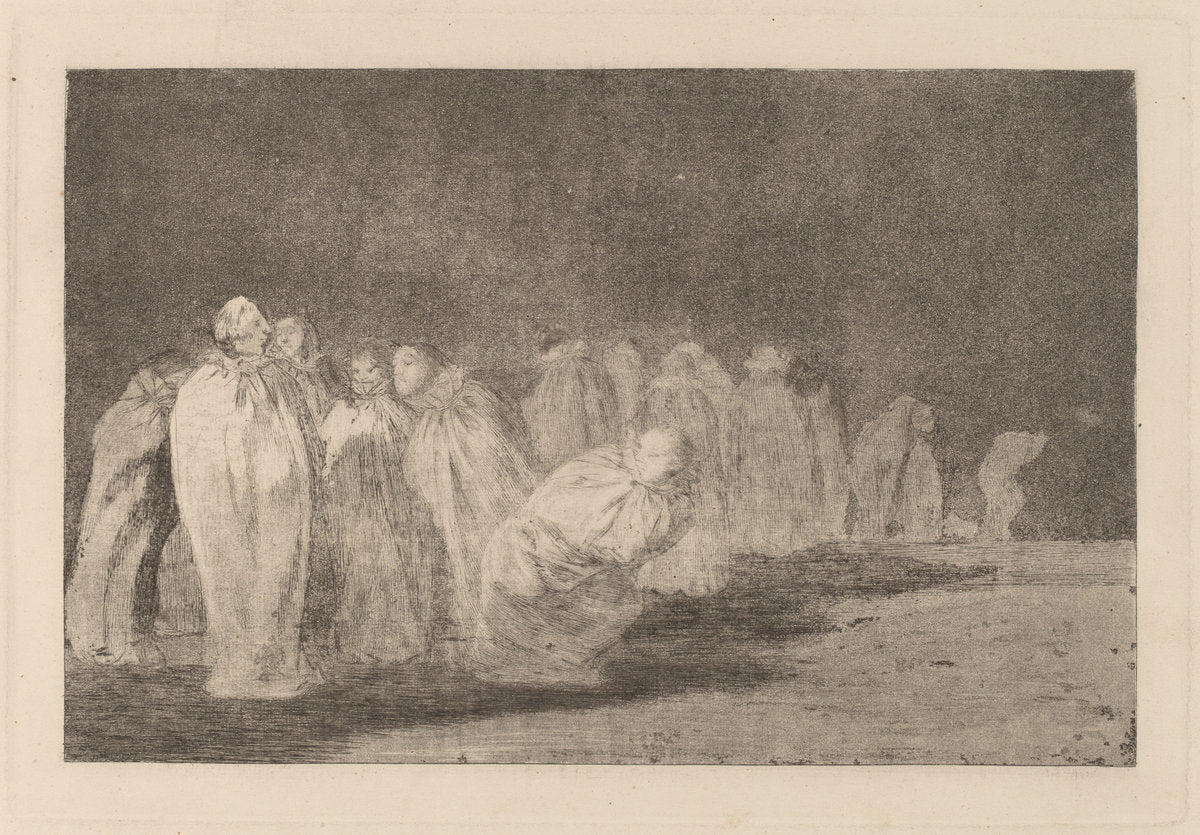 Los ensacados (The Men in Sacks) by Francisco de Goya (Spanish, 1746 - 1828), 16X12"(A3)Poster Print