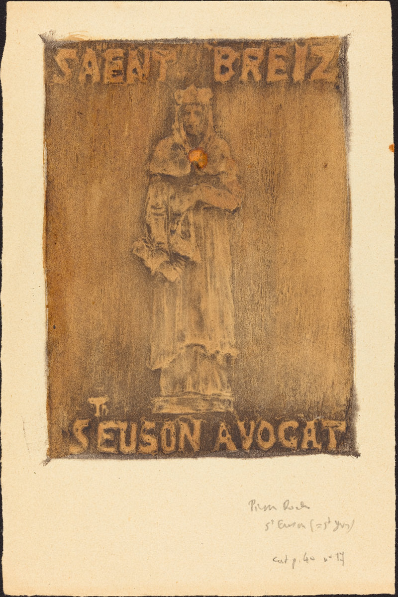 Saint Euson by Pierre Roche (French, 1855 - 1922), 16X12"(A3)Poster Print