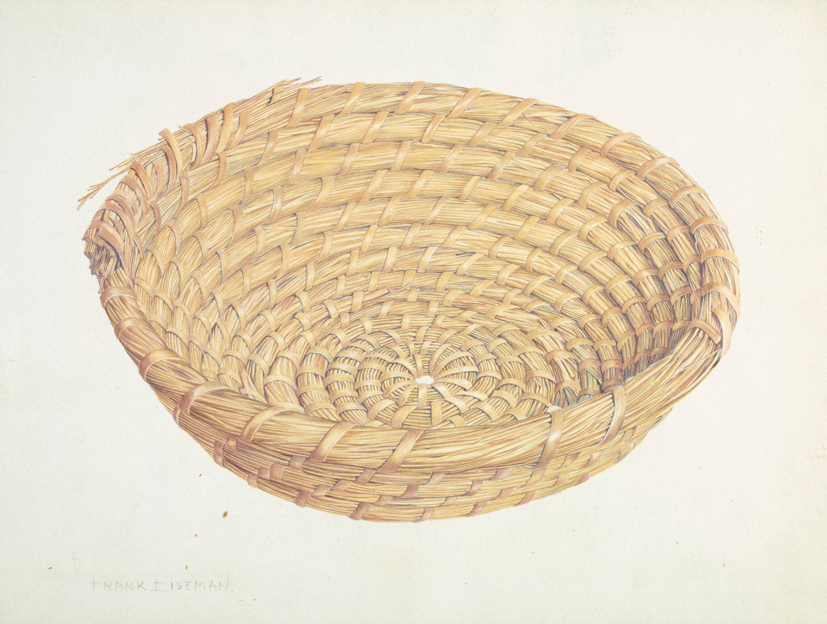 Amana Bread-raising Basket by Frank Eiseman (American, active c. 1935), 16X12"(A3)Poster Print