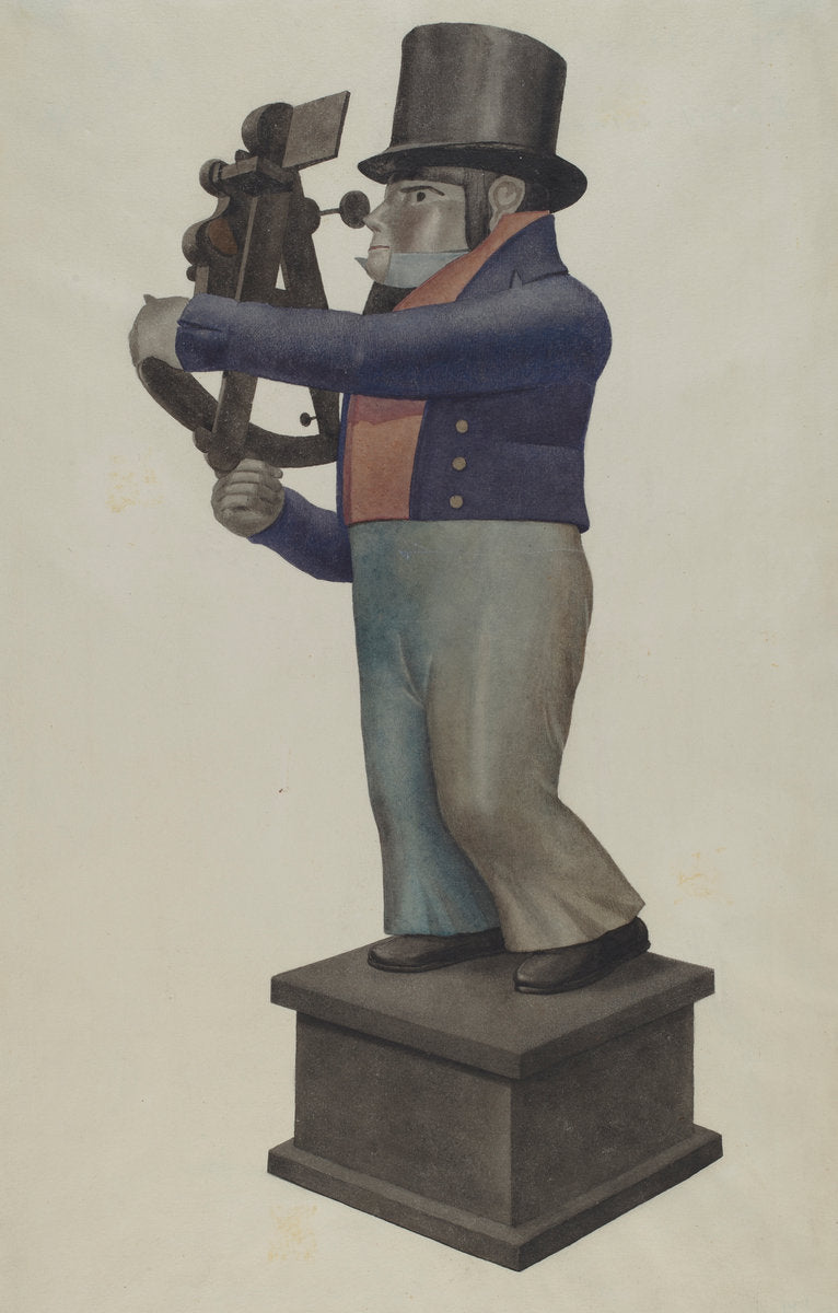 The Navigator by Ingrid Selmer-Larsen (American, 1913 - 2005), 16X12"(A3)Poster Print