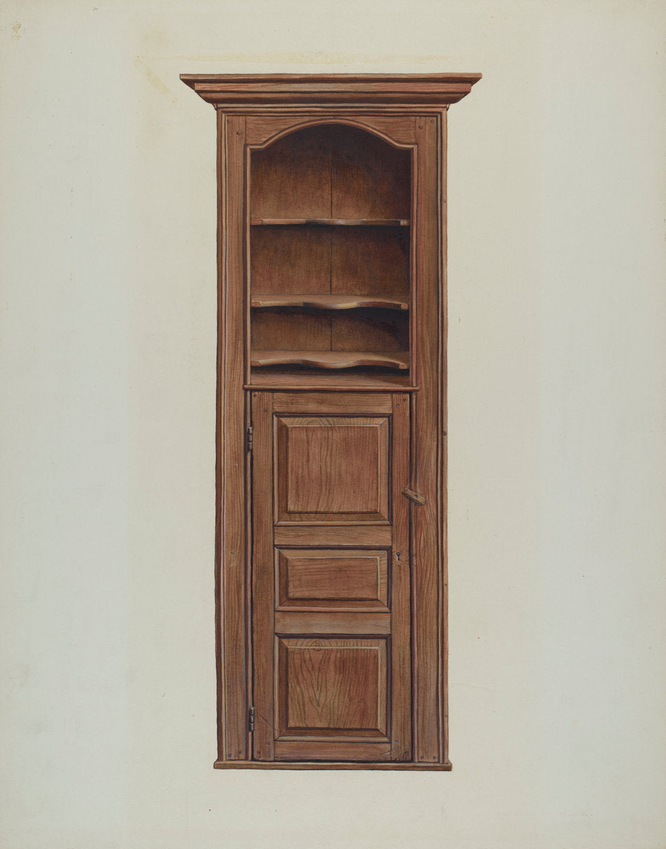 Cupboard by Leslie Macklem (American, active c. 1935), 16X12"(A3)Poster Print