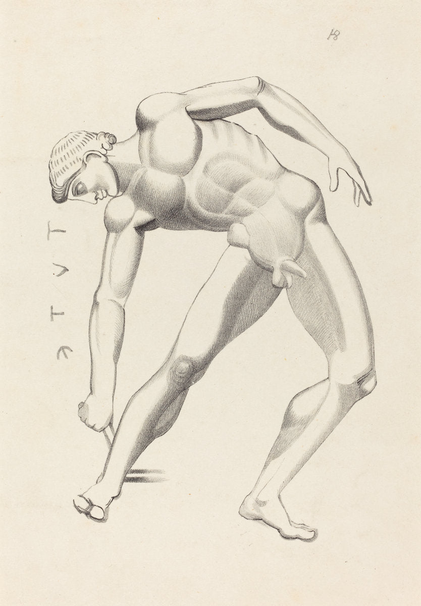 published 1838 by after John Flaxman (Tydaeus), 16X12"(A3)Poster Print