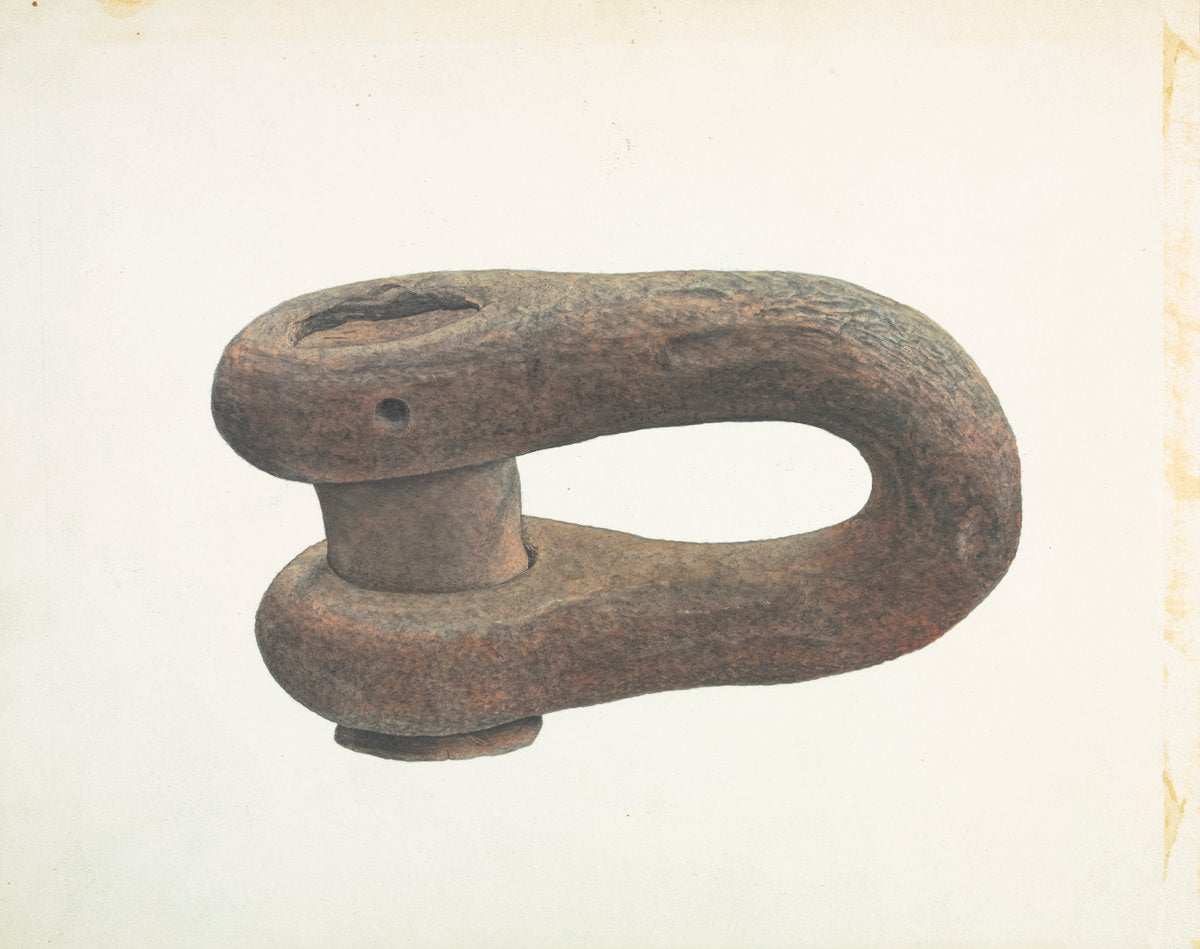 Anchor Link by Samuel Faigin (American, active c. 1935), 16X12"(A3)Poster Print