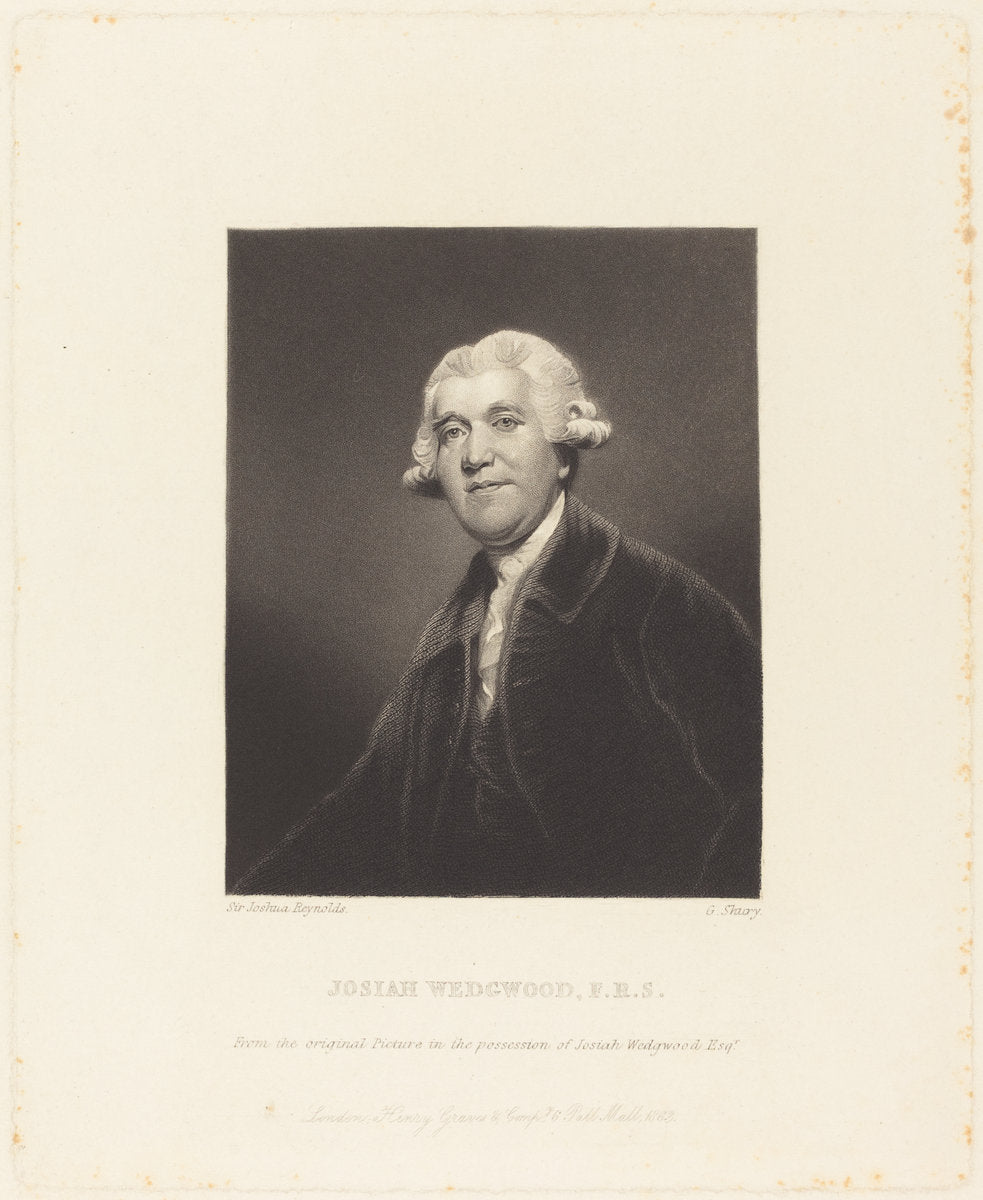 Josiah Wedgwood by George Salisbury Shury after Sir Joshua Reynolds (British, active 1859/1876), 16X12"(A3)Poster Print