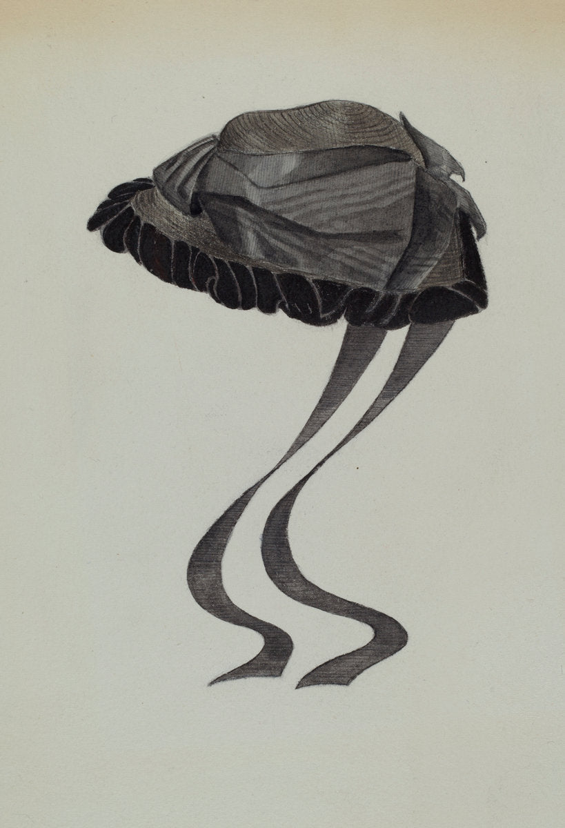 Hat by Marie Mitchell (American, active c. 1935), 16X12"(A3)Poster Print