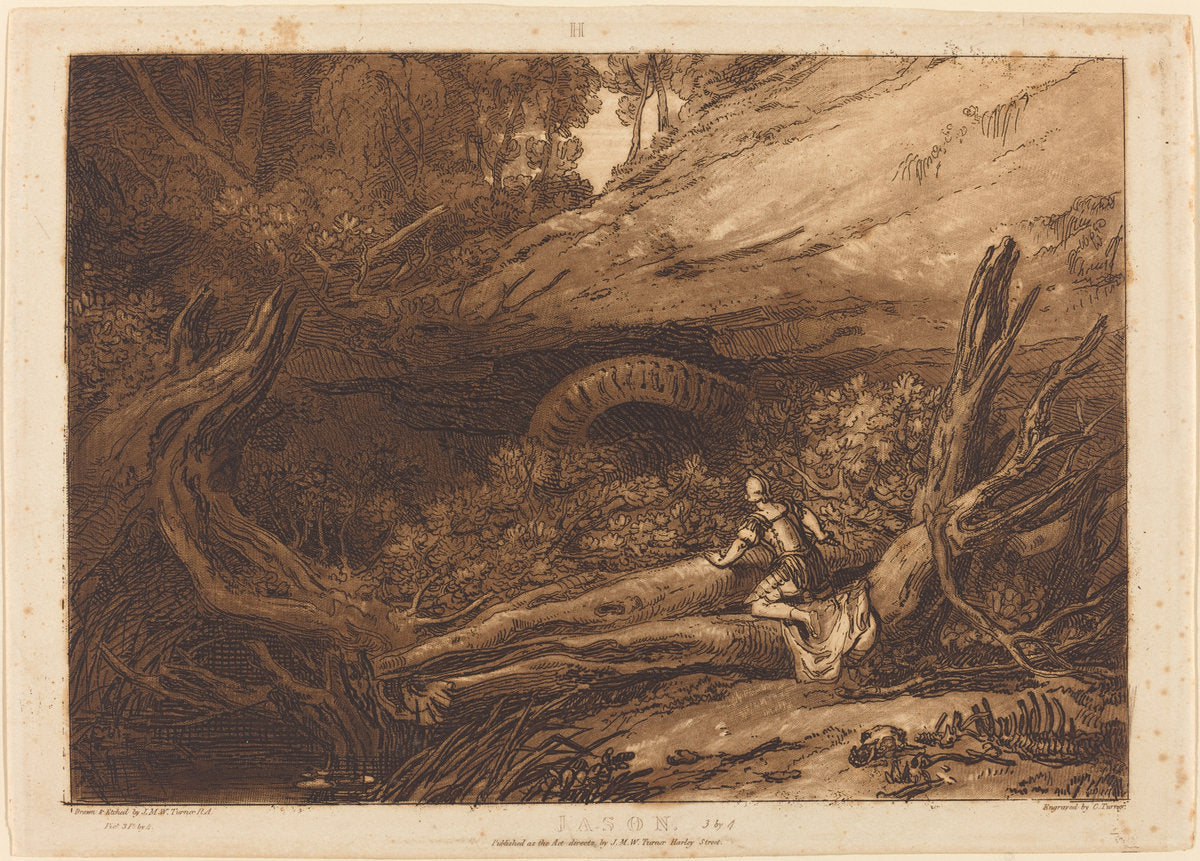 Jason by Joseph Mallord William Turner and Charles Turner (British, 1773 - 1857), 16X12"(A3)Poster Print