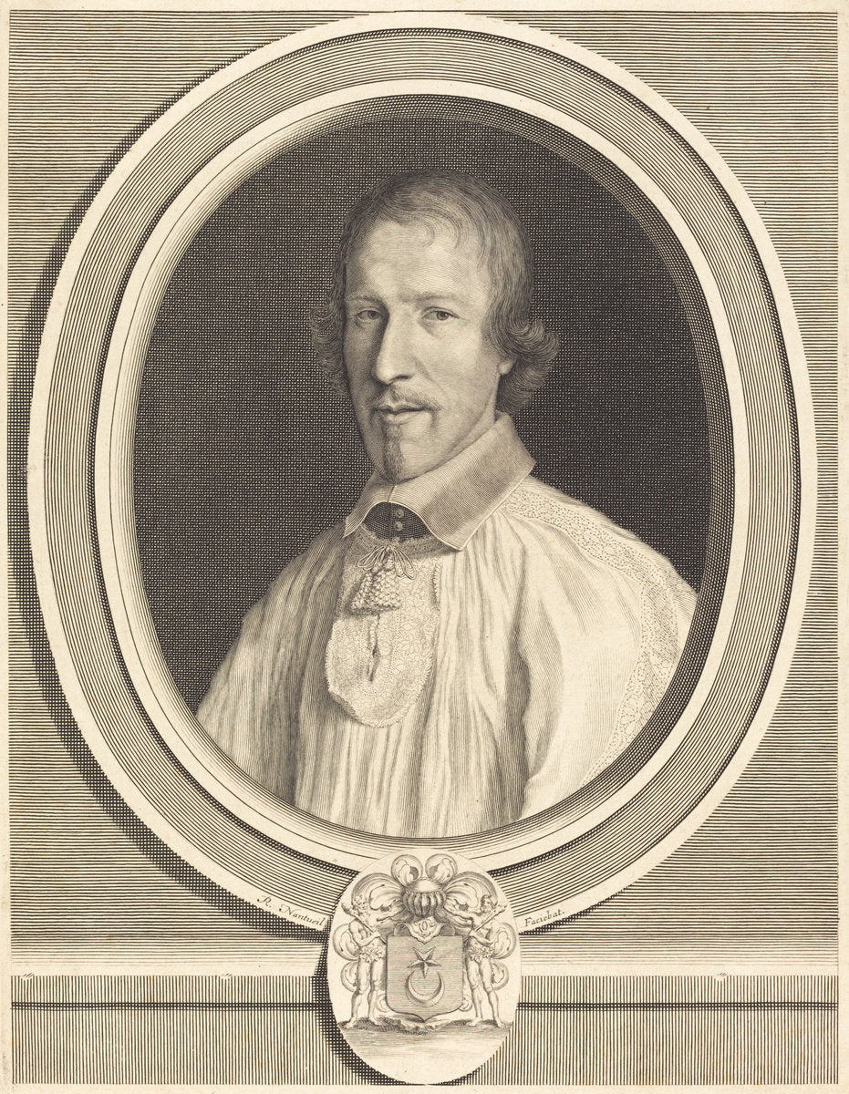 Marc Bochart by Robert Nanteuil (French, 1623 - 1678), 16X12"(A3)Poster Print