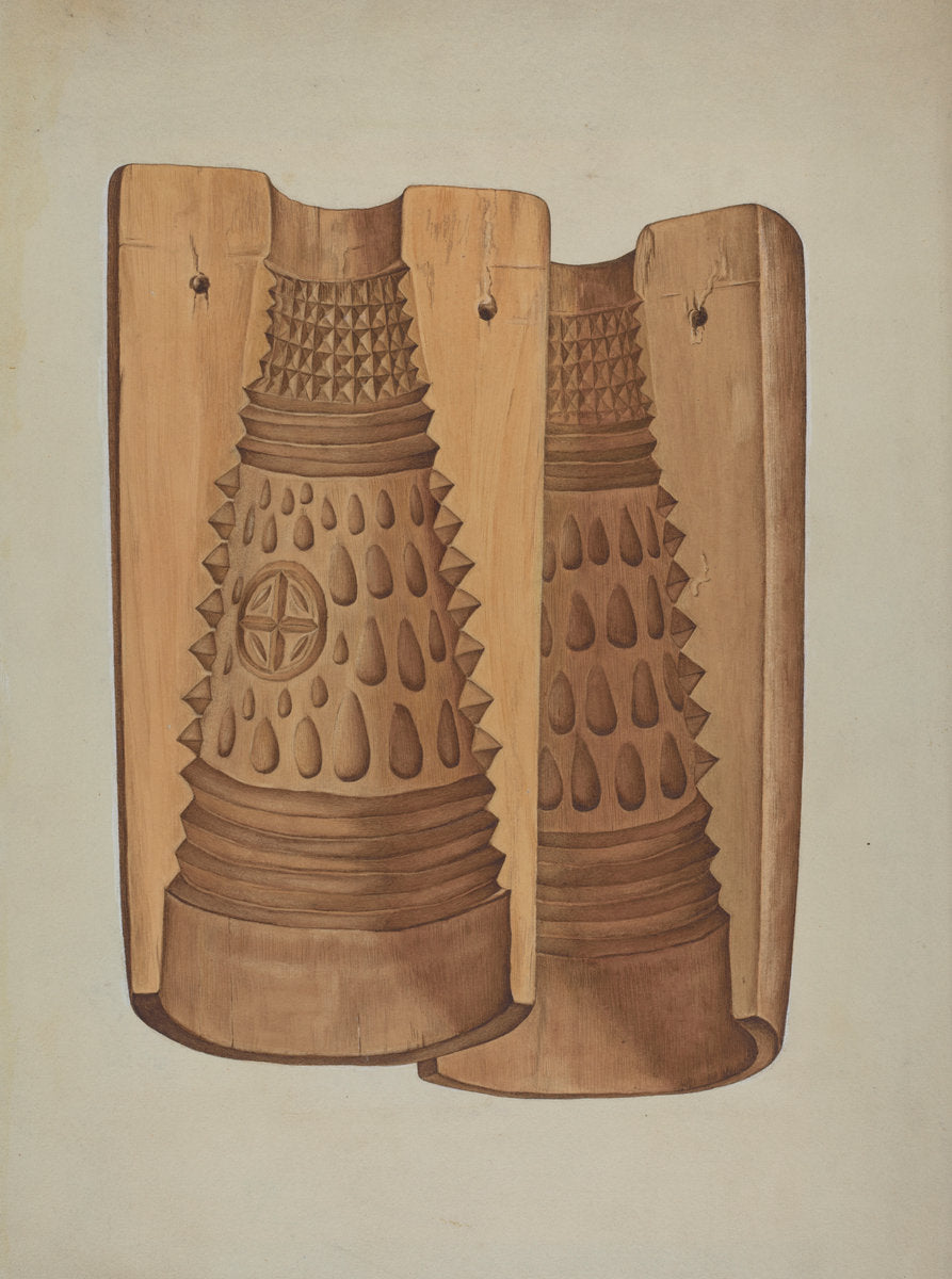 Maple Sugar Mold by Robert Calvin (American, active c. 1935), 16X12"(A3)Poster Print