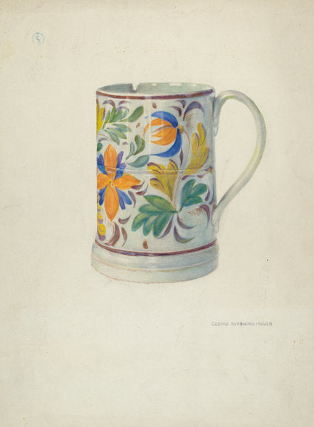Mug by George B. Meyer (American, active c. 1935), 16X12"(A3)Poster Print