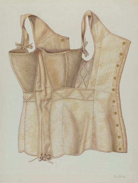 Corset by Frank McEntee (American, active c. 1935), 16X12"(A3)Poster Print