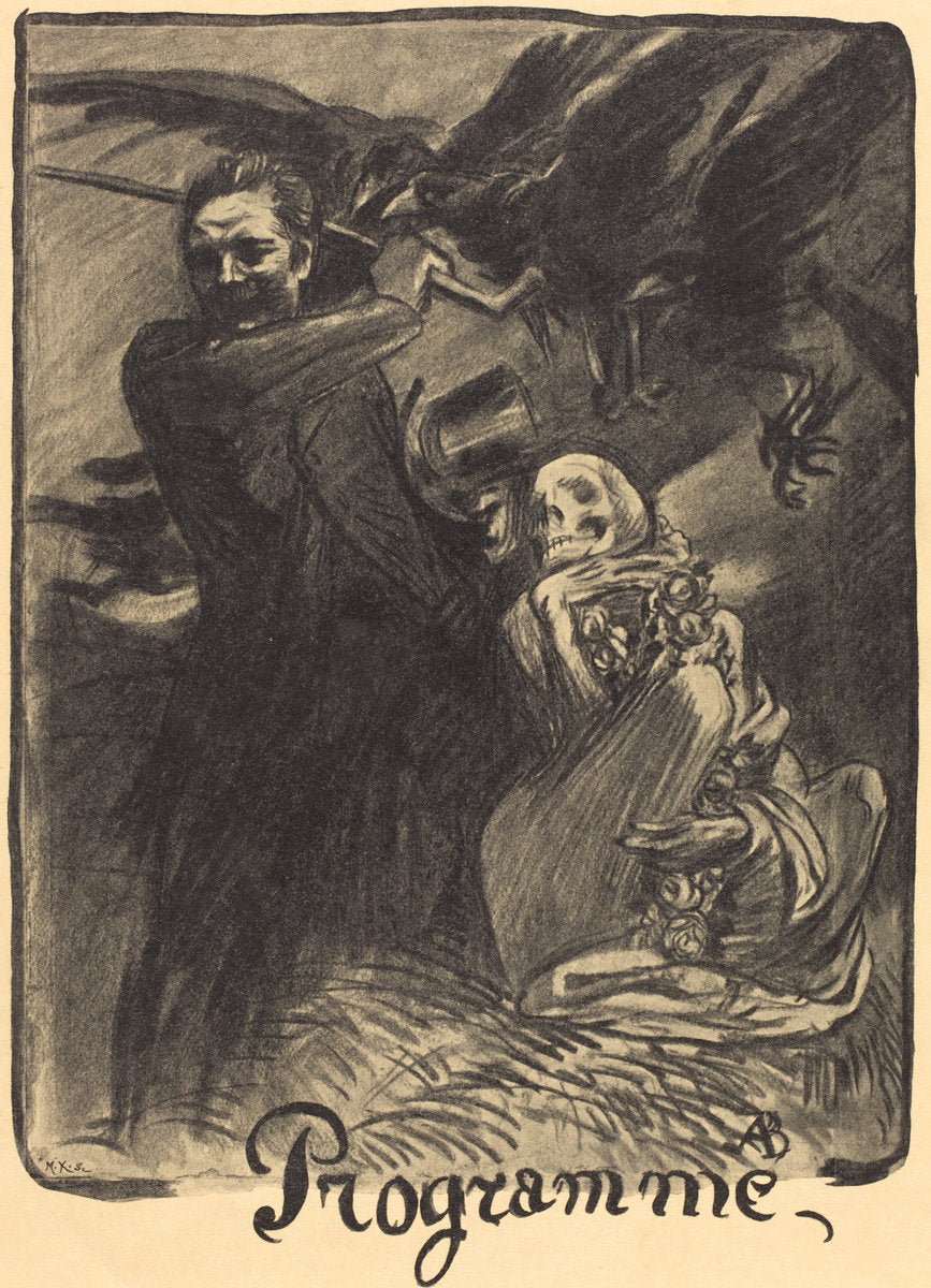 1904 by French 19th Century after A. B. (Les Honnêtes femmes; Conférence, Poésies inédites d'Henry Becque; La Parisienne), 16X12"(A3)Poster Print