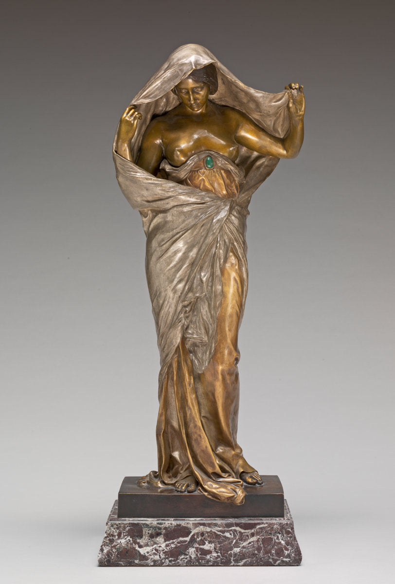 Nature Unveiling Herself before Science by Louis-Ernest Barrias (French, 1841 - 1905), 16X12"(A3)Poster Print