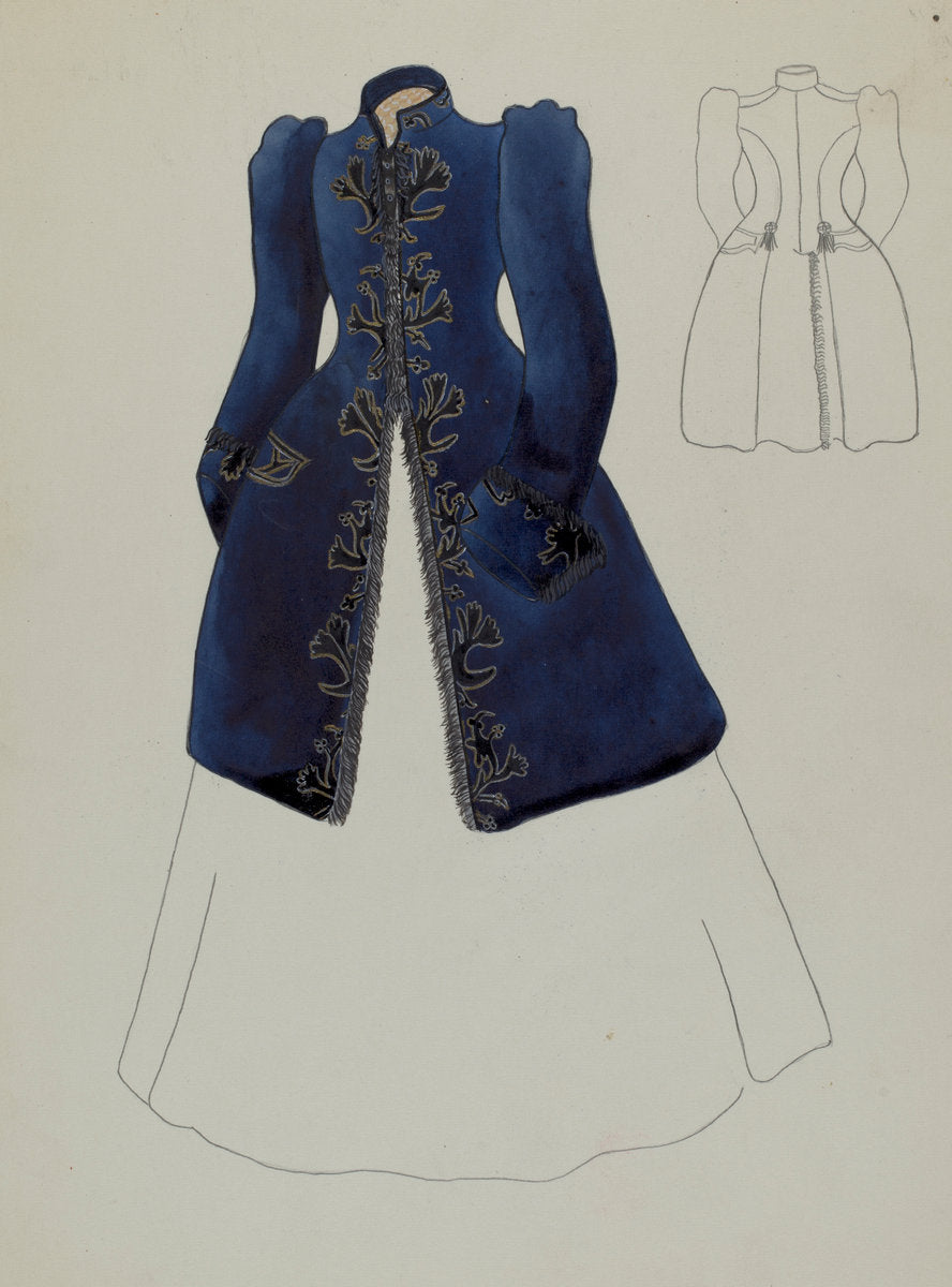 Lady's Coat by Charles Criswell (American, active c. 1935), 16X12"(A3)Poster Print