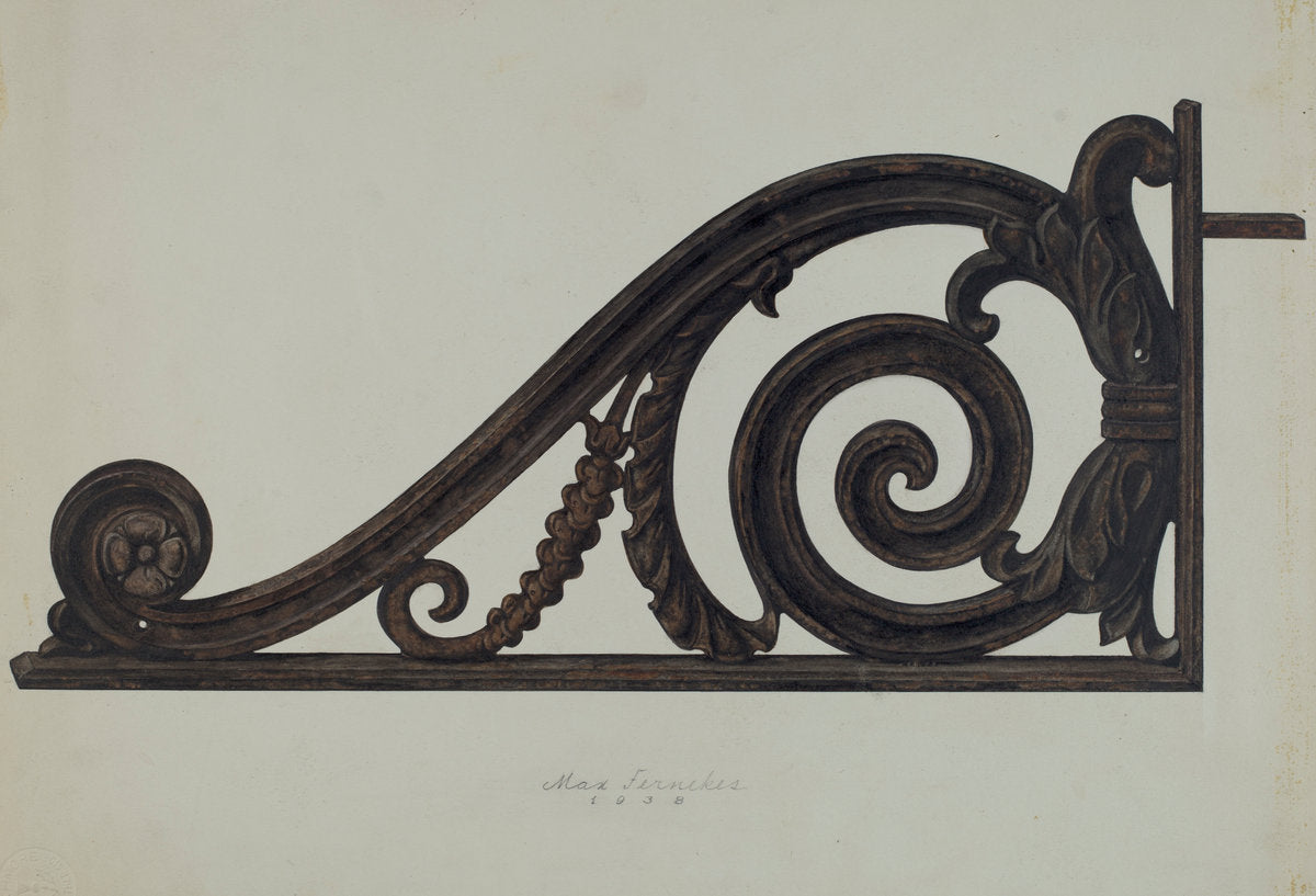 Scroll by Max Fernekes (American, 1905 - 1984), 16X12"(A3)Poster Print