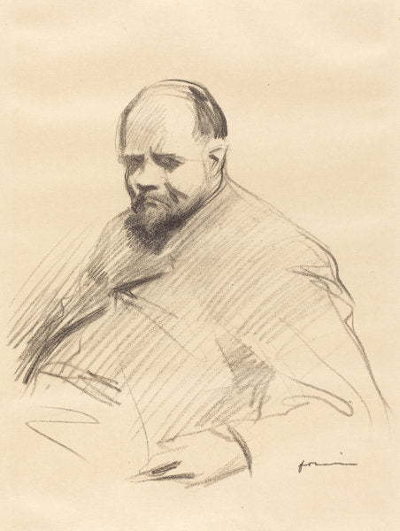 Ambroise Vollard by Jean-Louis Forain (French, 1852 - 1931), 16X12"(A3)Poster Print
