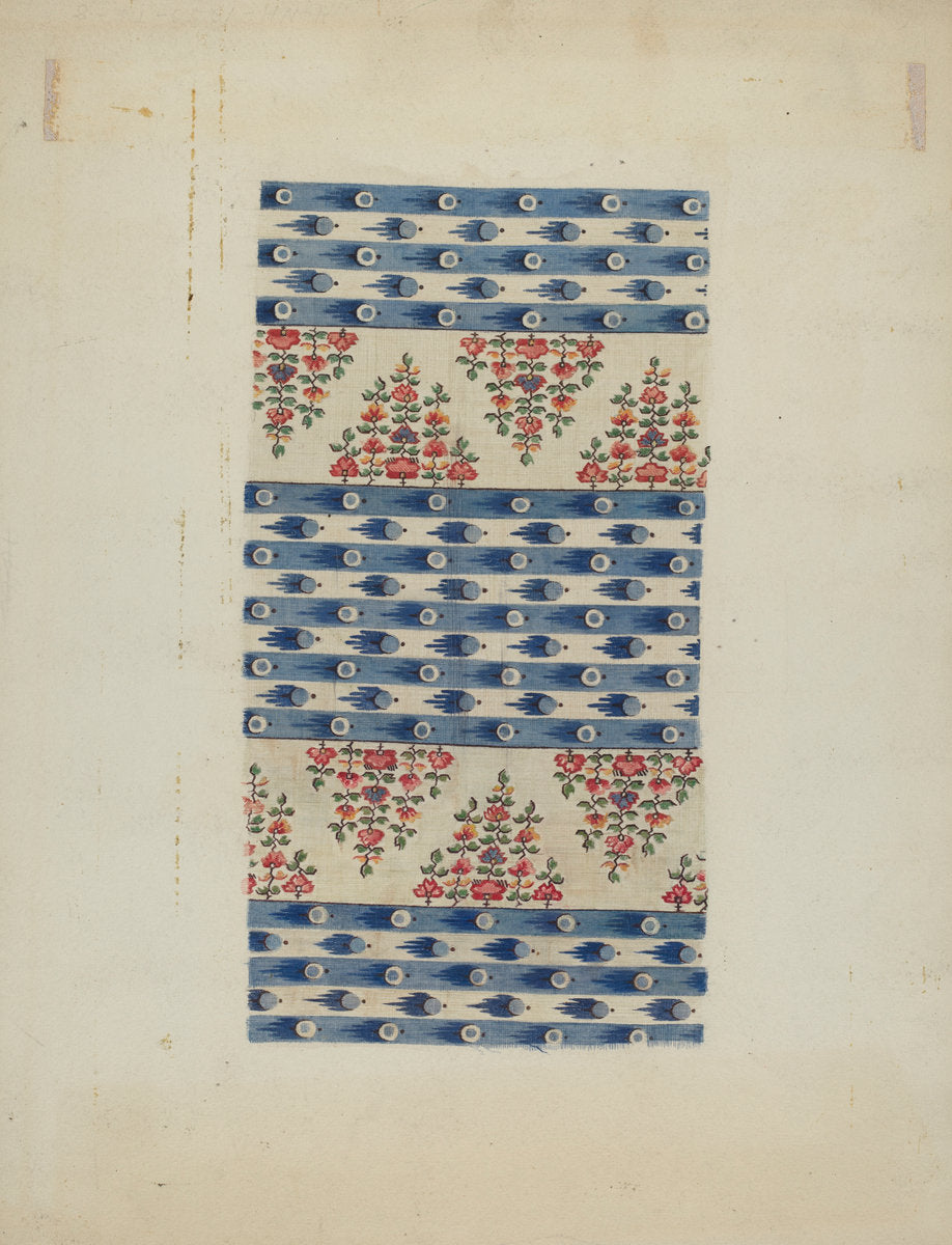 Printed Textile by Eleanor Rogers (American, active c. 1935), 16X12"(A3)Poster Print