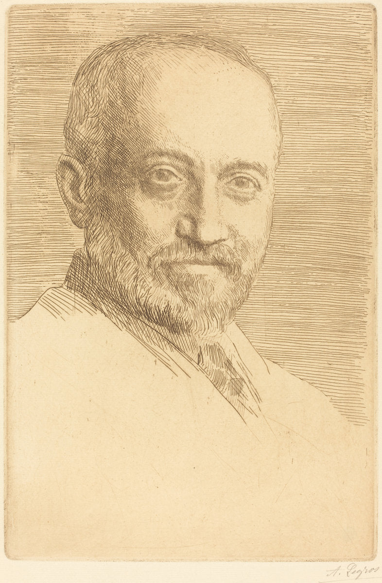 C.J. Knowles, 2nd plate by Alphonse Legros (French, 1837 - 1911), 16X12"(A3)Poster Print