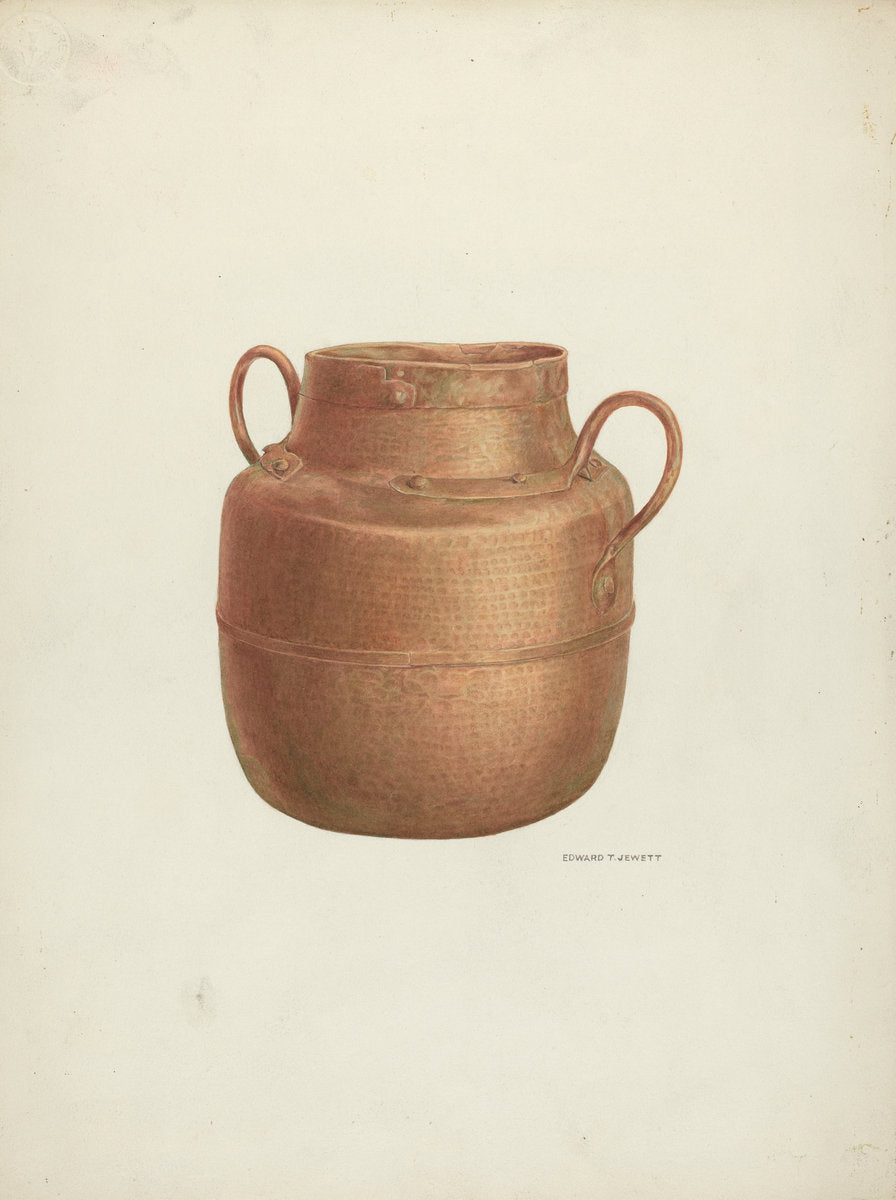 Copper Kettle by Edward Jewett (American, active c. 1935), 16X12"(A3)Poster Print