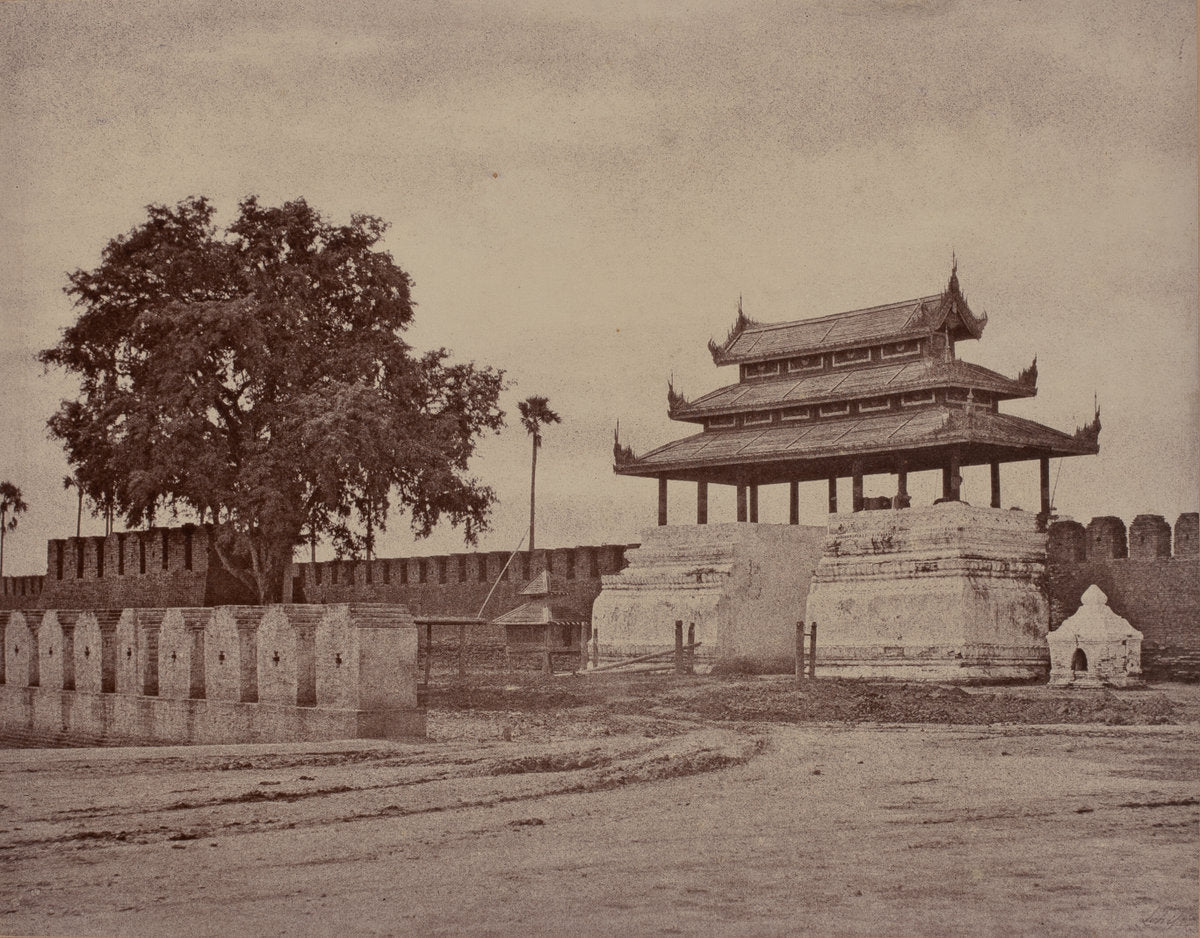 Amerapoora: Ooh-nein Gate of the City by Linnaeus Tripe (British, 1822 - 1902), 16X12"(A3)Poster Print