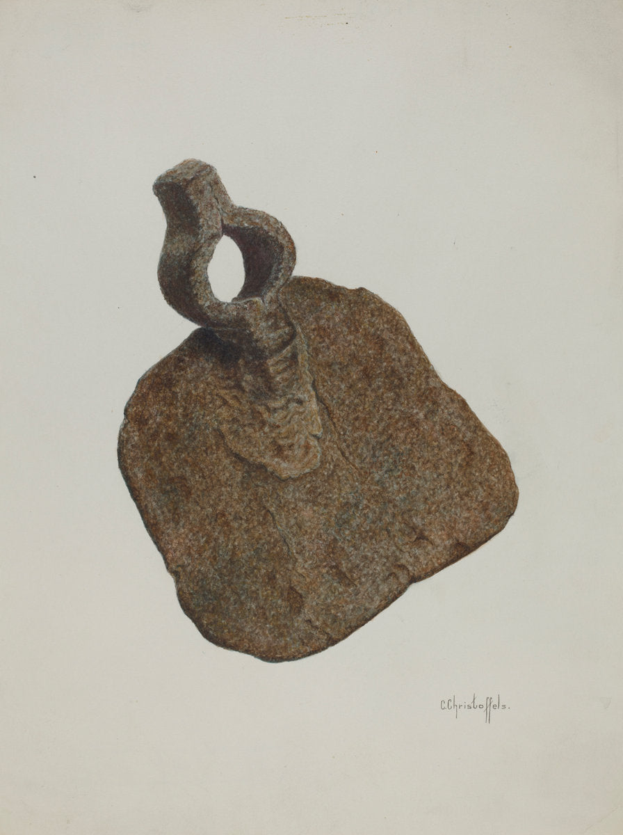Hoe Blade by Cornelius Christoffels (American, active c. 1935), 16X12"(A3)Poster Print