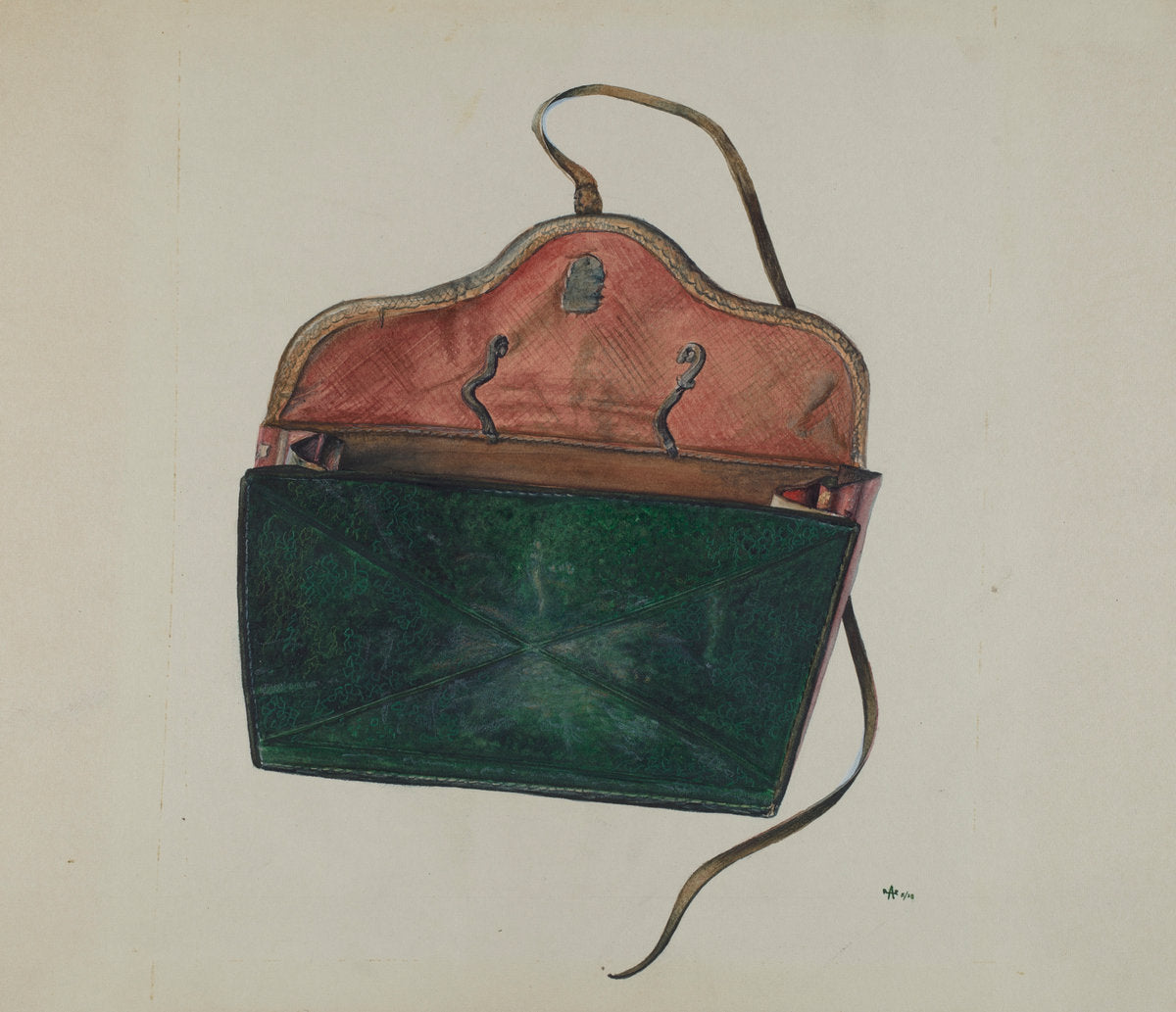 Purse by Ralph Atkinson (American, active c. 1935), 16X12"(A3)Poster Print