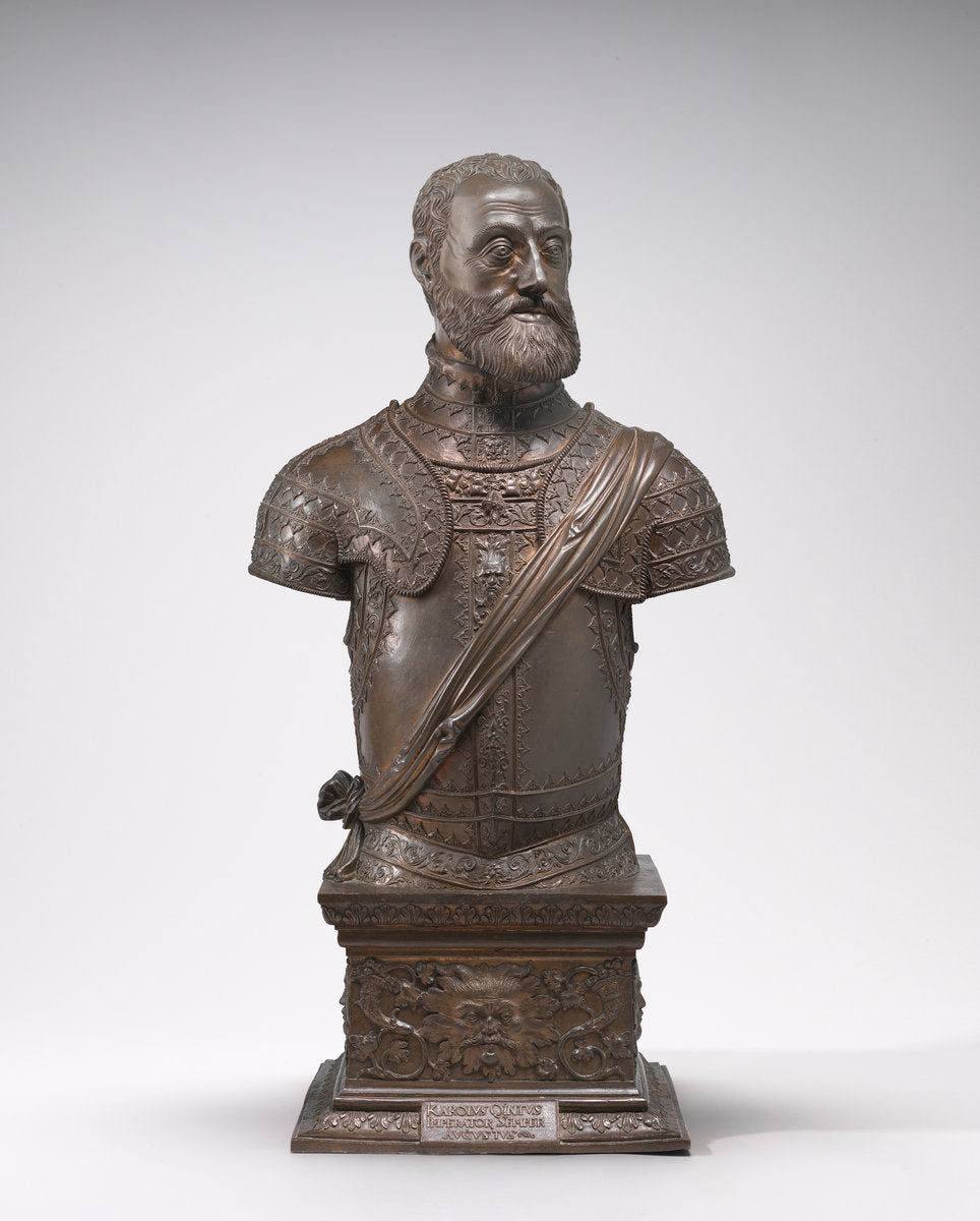 1550/1568 by Probably Flemish 16th Century, after a model by Leone Leoni (Emperor Charles V), 16X12"(A3)Poster Print