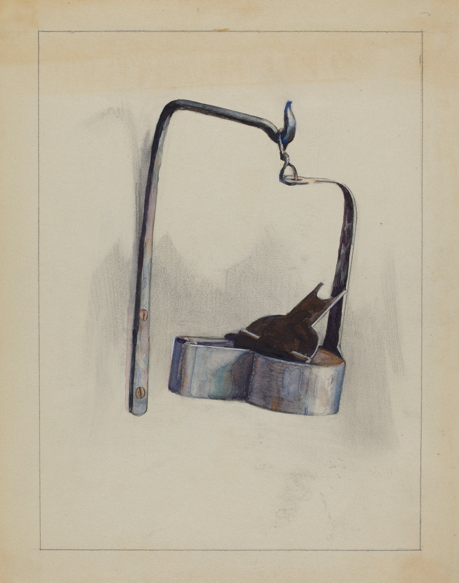 Lamp by Charles Caseau (American, active c. 1935), 16X12"(A3)Poster Print