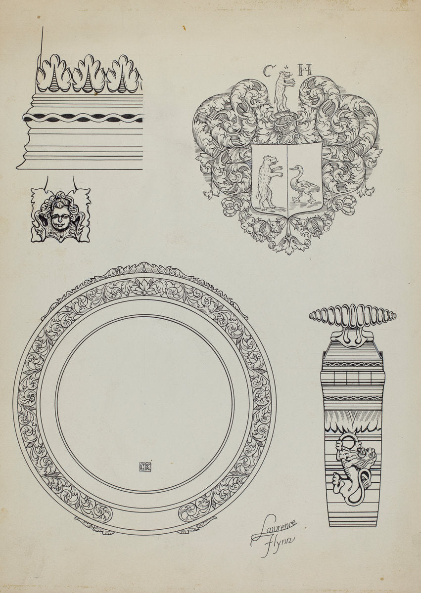 Silver Tankard: Detail by Lawrence Flynn (American, 1900 - 1973), 16X12"(A3)Poster Print