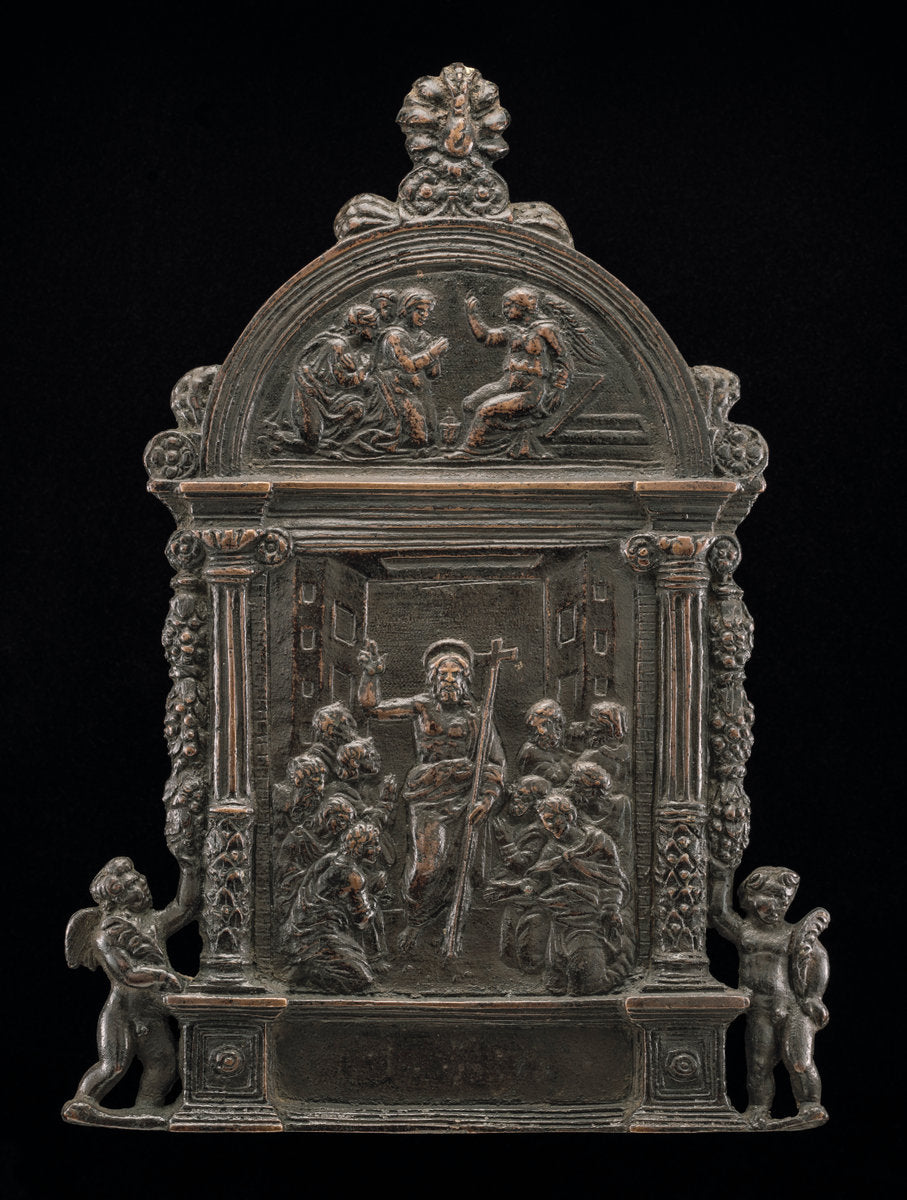 c. 1550 by Venetian 15th Century (Christ Appearing to the Apostles), 16X12"(A3)Poster Print