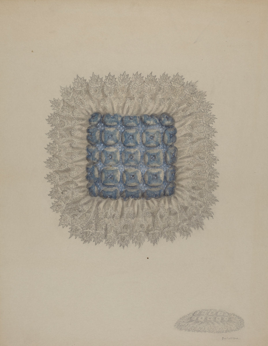 Pin Cushion by Eva Wilson (American, active c. 1935), 16X12"(A3)Poster Print