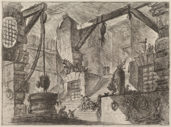 The Well by Giovanni Battista Piranesi (Italian, 1720 - 1778), 16X12"(A3)Poster Print
