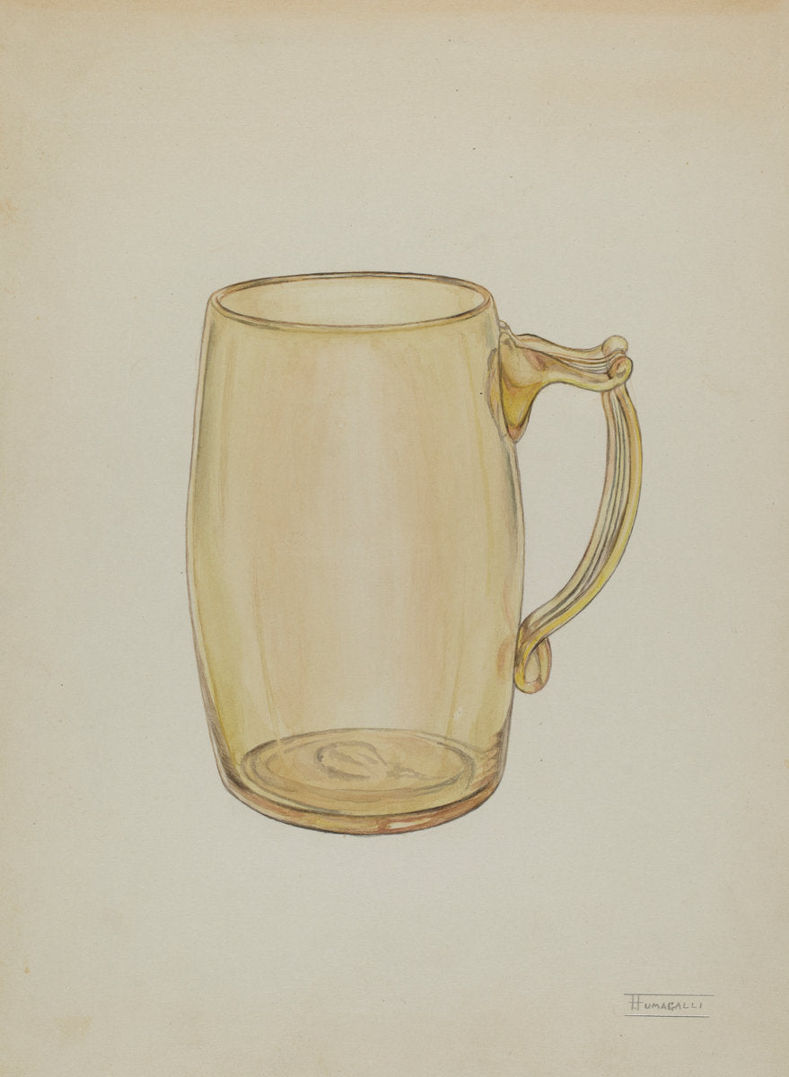 Mug by Frank Fumagalli (American, active c. 1935), 16X12"(A3)Poster Print