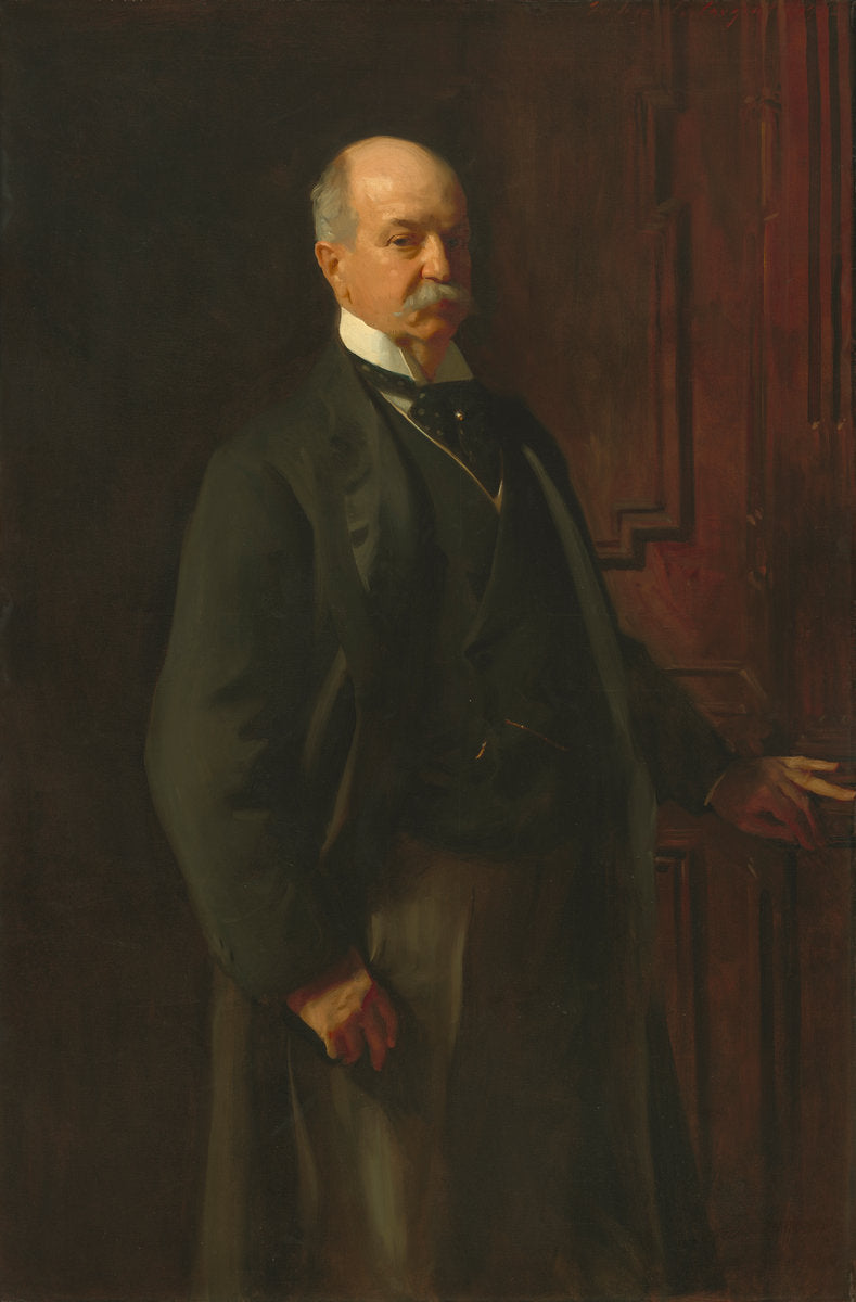 Peter A. B. Widener by John Singer Sargent (American, 1856 - 1925), 16X12"(A3)Poster Print